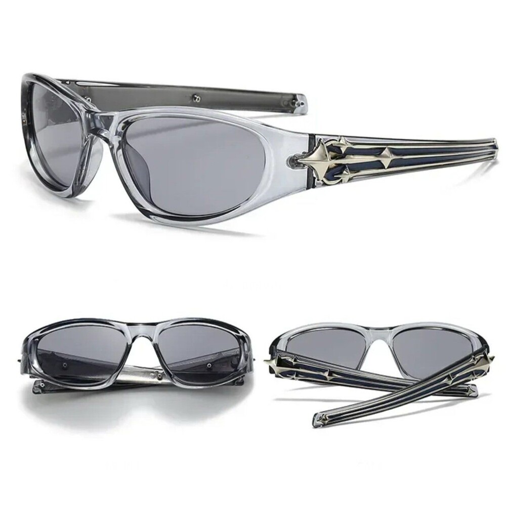 Y2k Fashion Punk Sports Sunglasses for Men Women Luxury Brand Designer Sun Glass